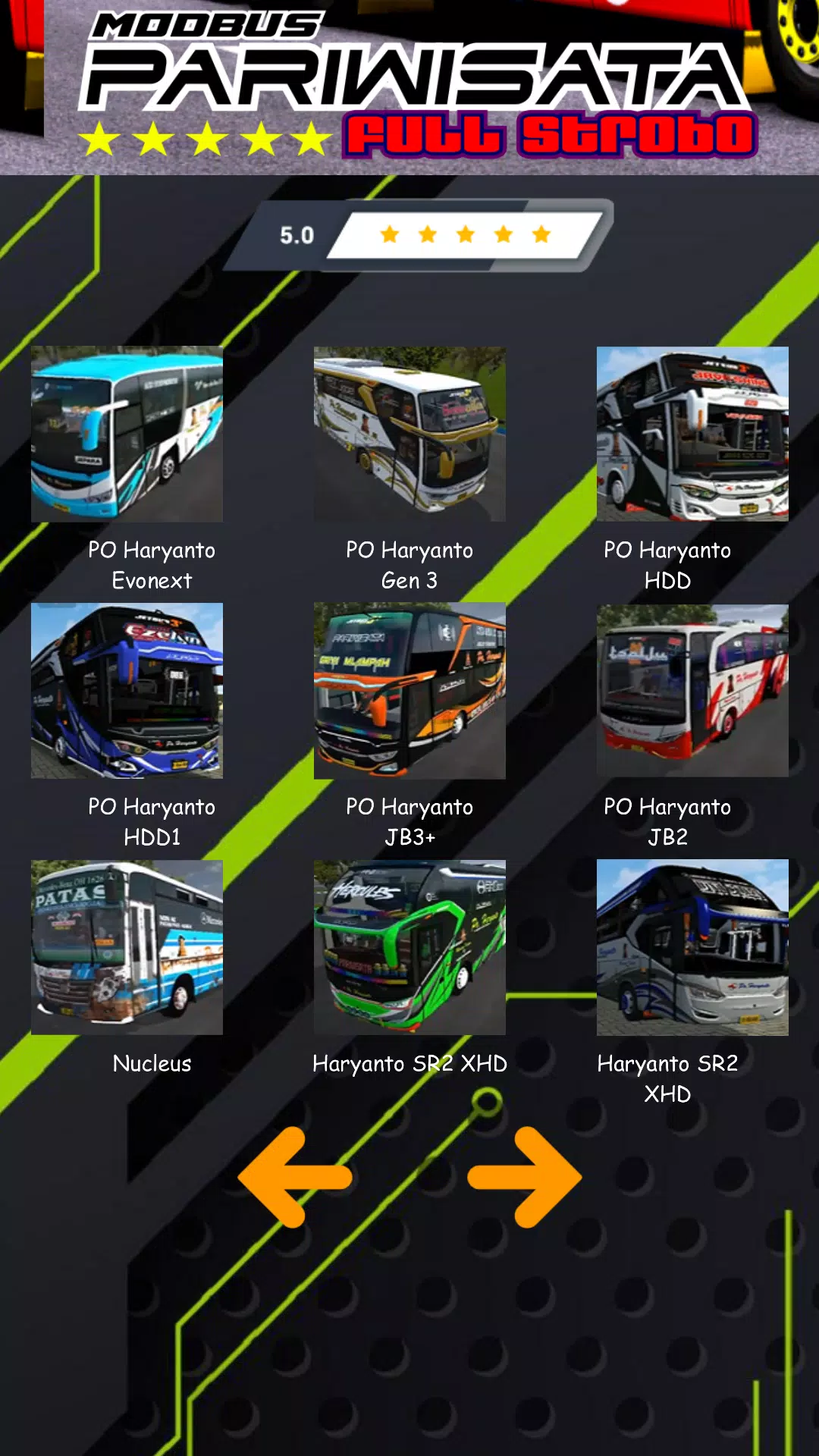 Mod Bus Pariwisata Full Strobo 螢幕截圖 3