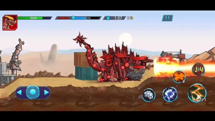 Mech War: Jurassic Dinosaur Screenshot 1