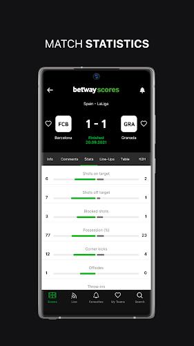 Betway Scores Скриншот 3