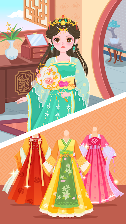 DuDu Princess dress up game Screenshot 0