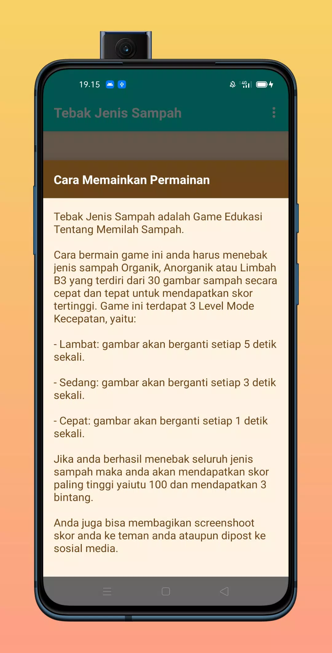 Tebak Jenis Sampah Screenshot 0