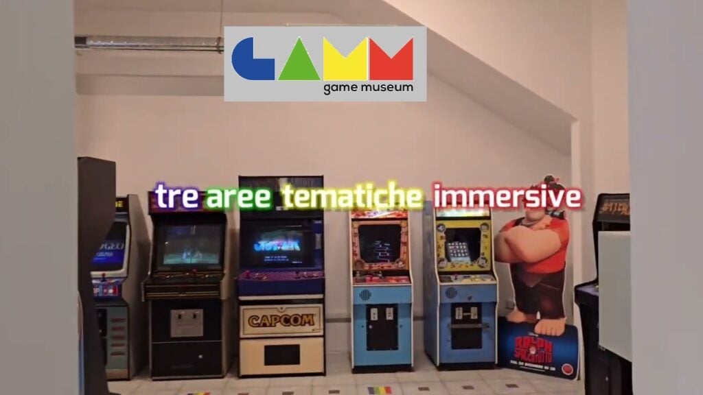 GAMM es el museo de juegos más grande de Italia donde puedes compartir piezas de la historia de los juegos