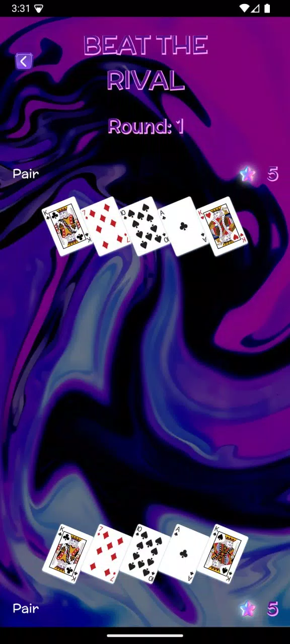 Five Card Showdown Captura de pantalla 1