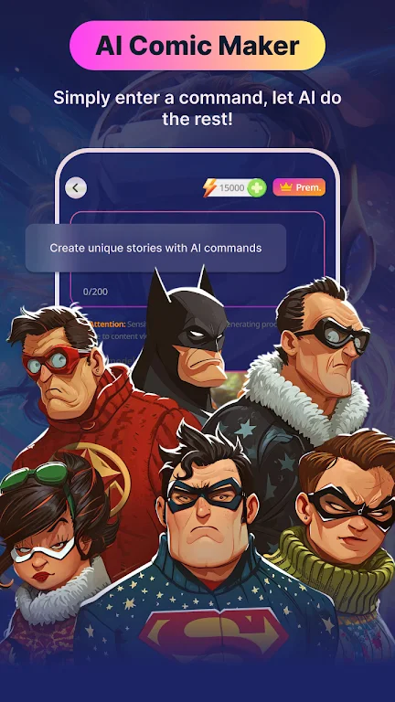 Comickey - AI Comic Maker 스크린샷 0
