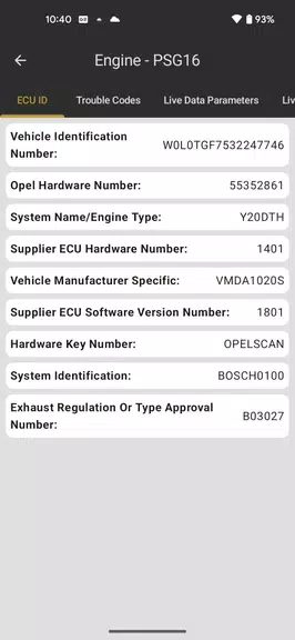 ScanMyOpelCAN 螢幕截圖 0