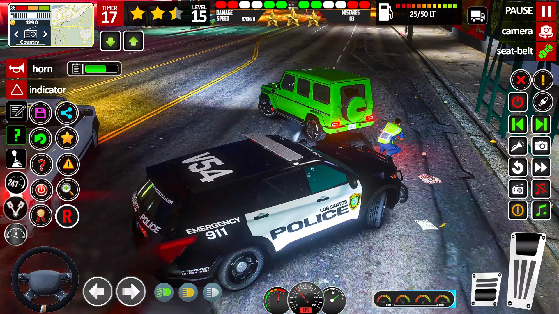 Car Chase Game Cop Simulator Ảnh chụp màn hình 2