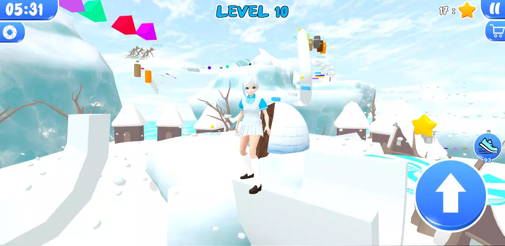 Props Winter Ice Snow Obby Captura de tela 3