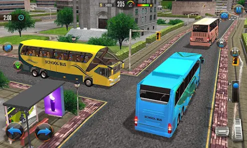 Offroad School Bus Drive Games স্ক্রিনশট 1