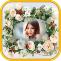 beauty flower photo frames