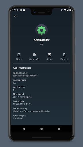 Apk Installer Lite (Package Manager) Zrzut ekranu 1