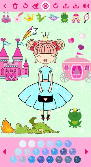 Princess Coloring Book offline Screenshot 3