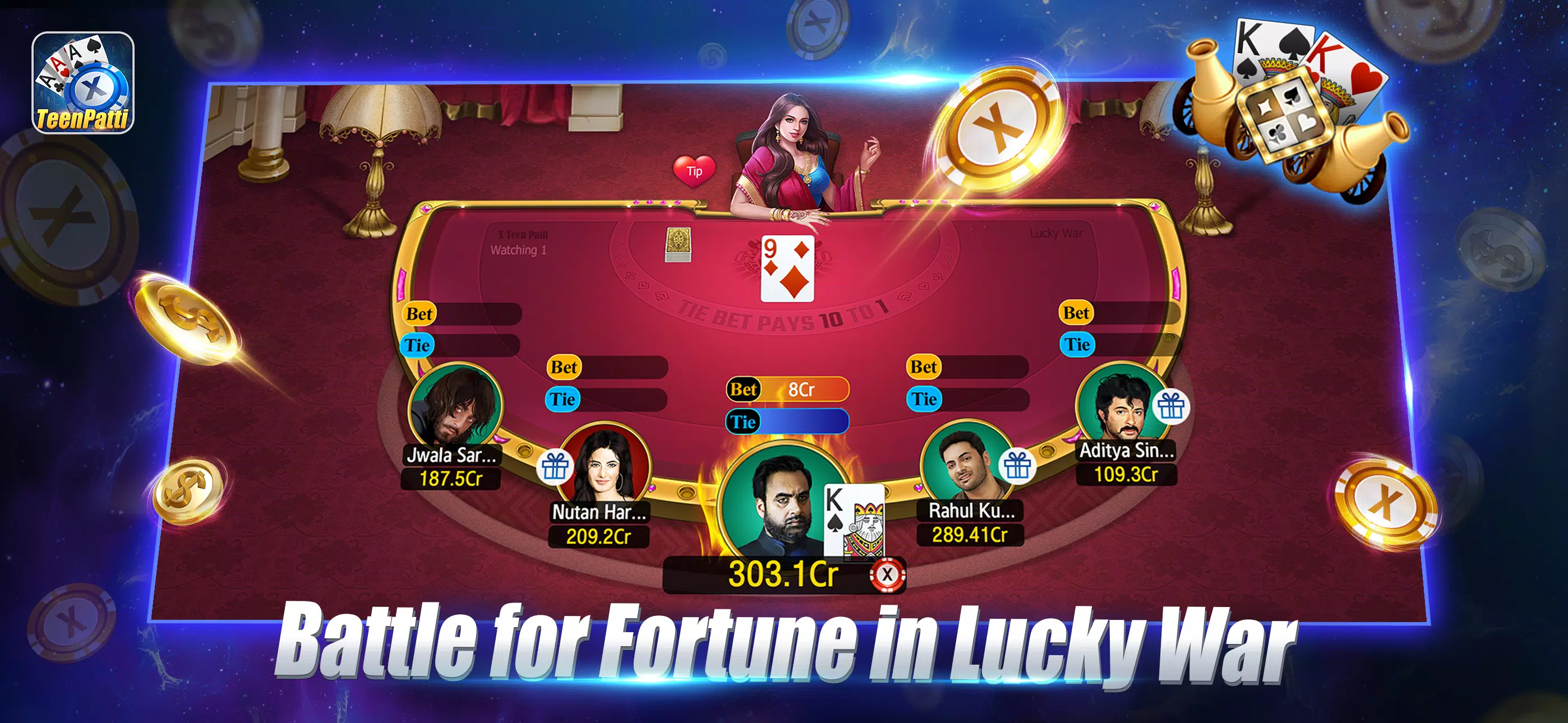 Schermata X Teen Patti 1