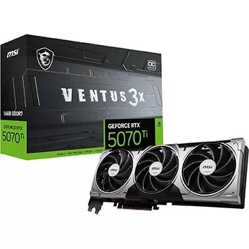 MSI GEFORCE RTX 5070 TI 16GB VENTUS 3X OC圖形卡