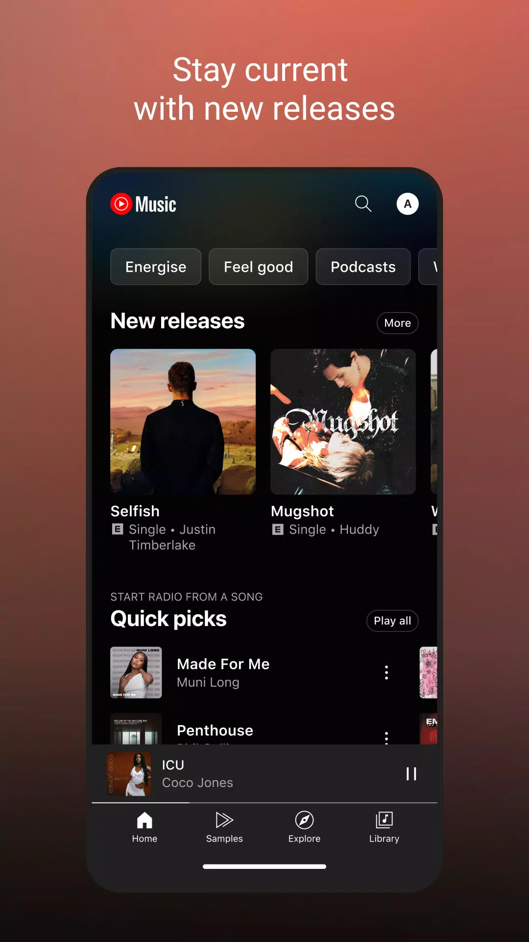 YouTube Music Capture d'écran 1