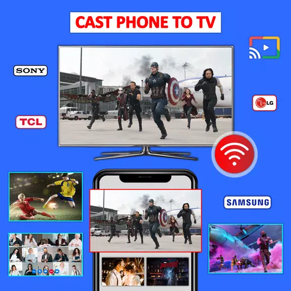 Cast Phone to TV, Chromecast ဖန်သားပြင်ဓာတ်ပုံ 0