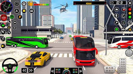 Grand City Racing Bus Sim 3D 螢幕截圖 1