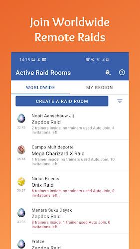 PokeRaid - Worldwide Remote Ra Screenshot 0