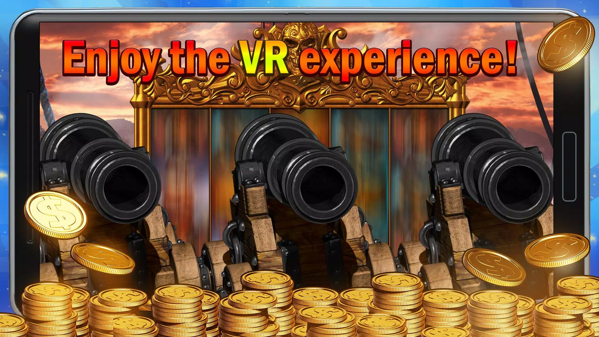 Pirate Slots: VR Slot Machine Captura de tela 1