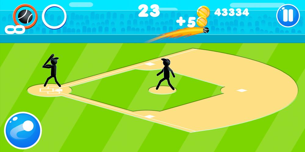 Stickman Baseball Ekran Görüntüsü 1