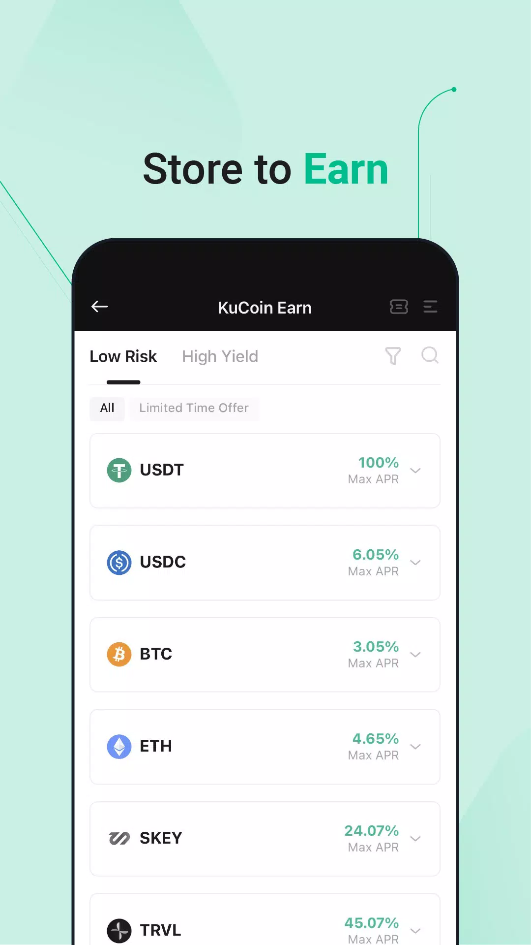 Kucoin: Achat Bitcoin & Crypto Capture d'écran 3