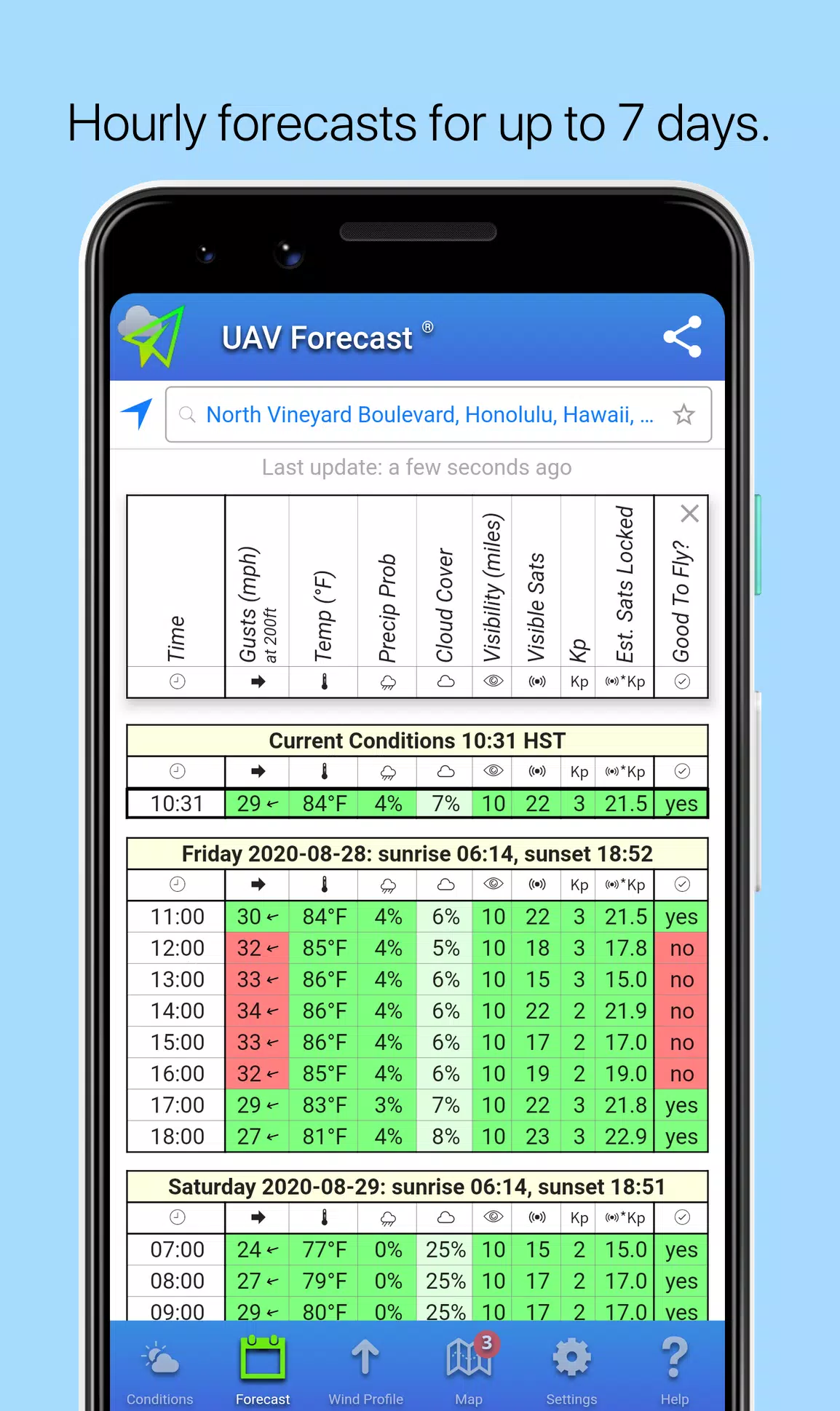 UAV Forecast スクリーンショット 1