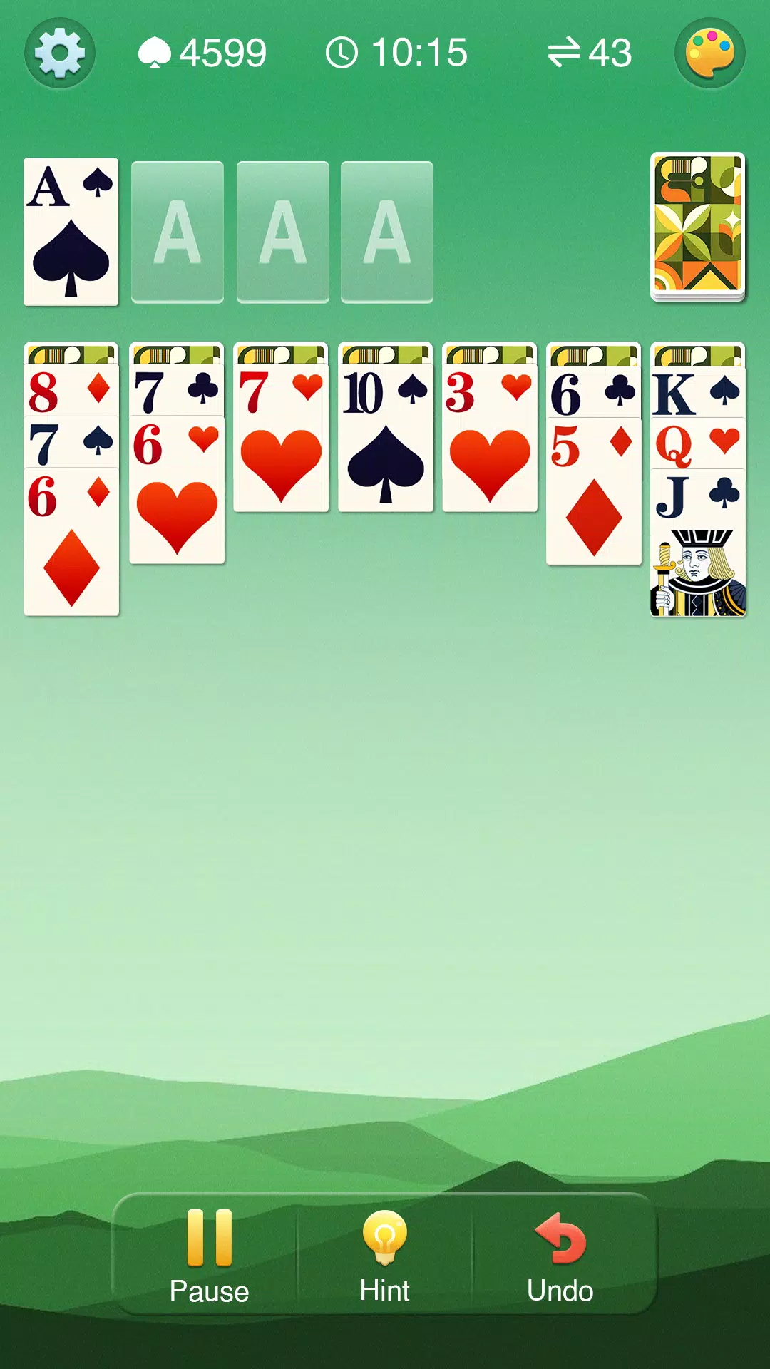 Solitaire Card Game 螢幕截圖 3