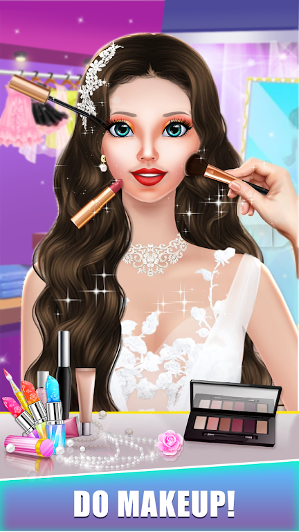 Bridal Wedding Makeup Game Ekran Görüntüsü 0