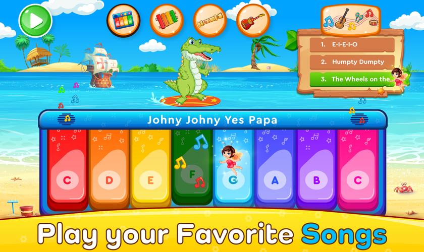 Piano Kids Music Songs & Games Ảnh chụp màn hình 1