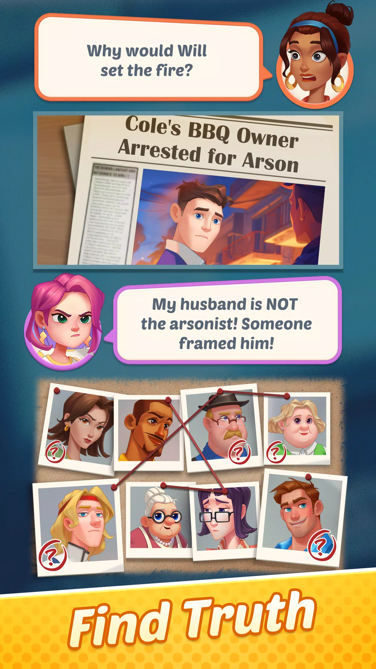 Gossip Street: Merge & Story Screenshot 2