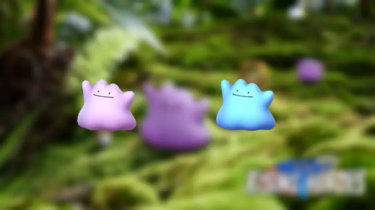 Pokemon Go'dan Shiny Ditto, normal sprite ile