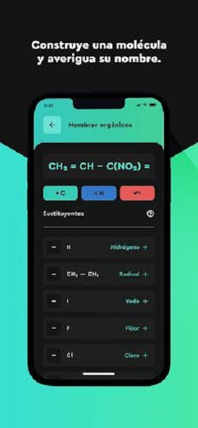 Quimify: Nomenclatura Química 螢幕截圖 1