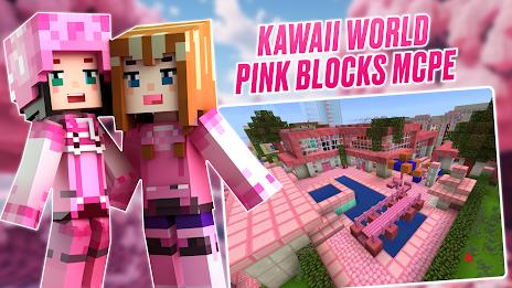 Kawaii Pink Minecraft Mod 2024 螢幕截圖 0