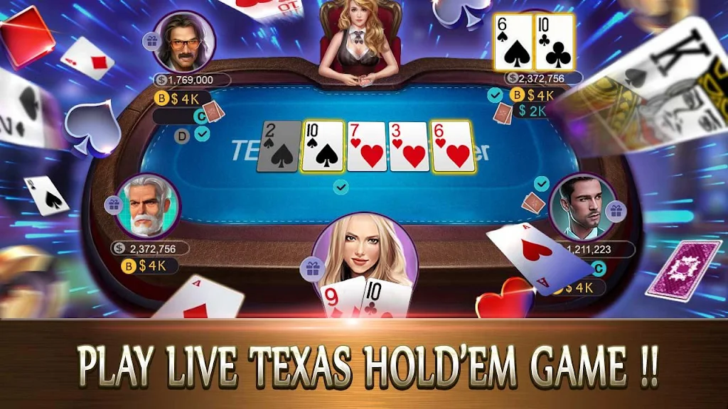 Poker Tycoon - Texas Hold'em Poker Casino Game Ảnh chụp màn hình 2