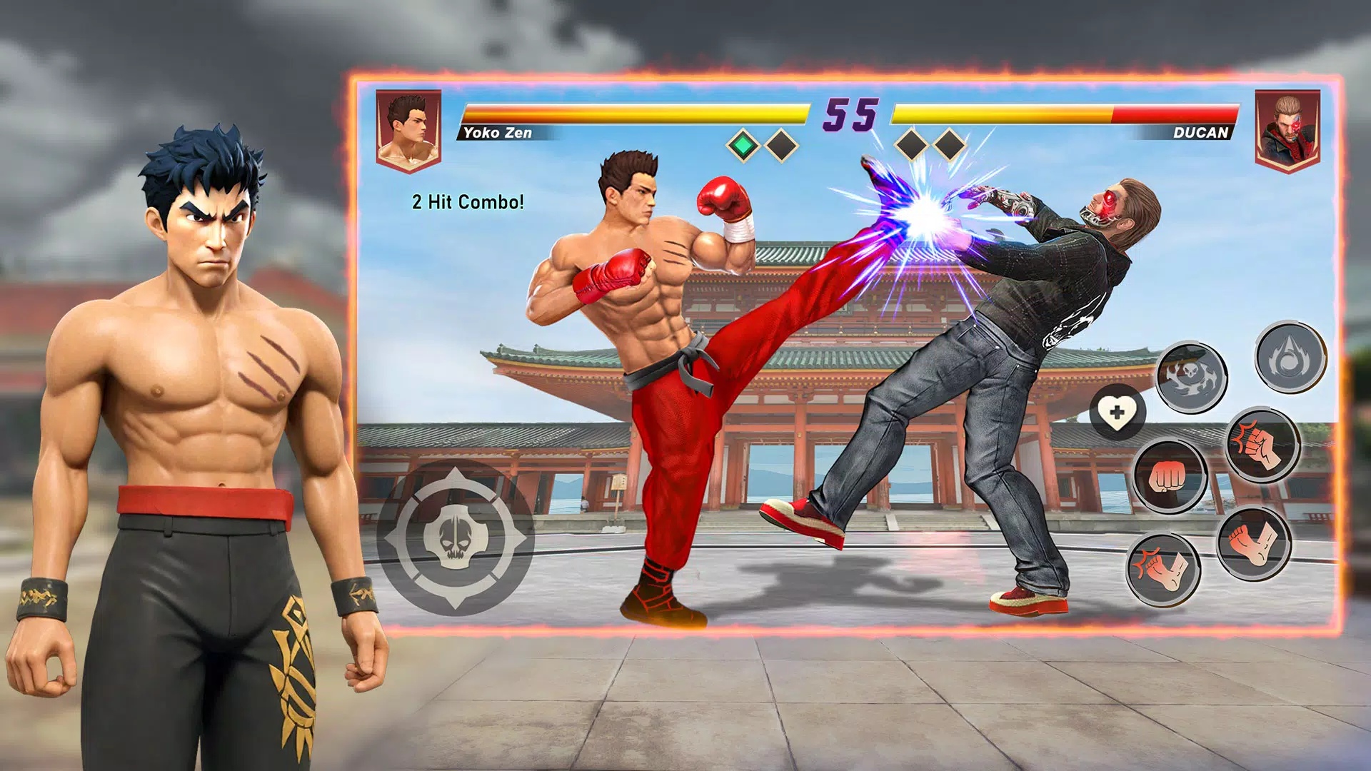 Karate Legends: Fighting Games 螢幕截圖 0