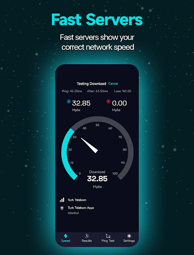 Internet Speed Test - VPNVerse Capture d'écran 1