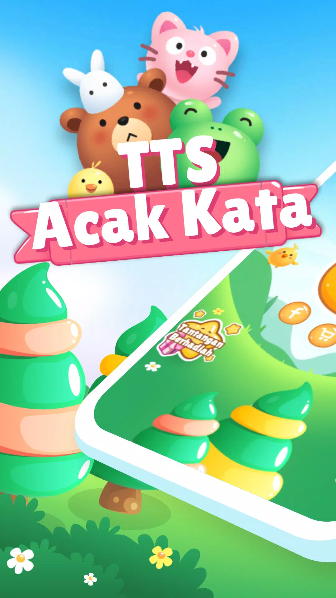 Acak Kata - Teka Teki Silang Captura de pantalla 0