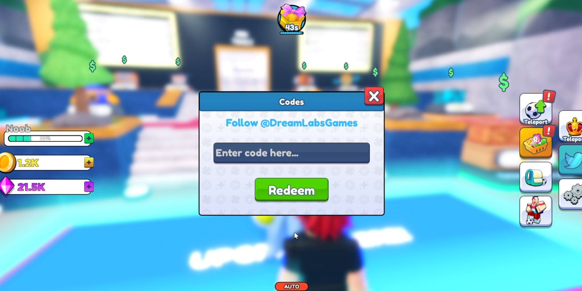 Redeeming Codes in Goal Kick Simulator