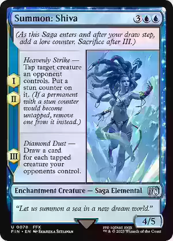 Summon Shiva Card