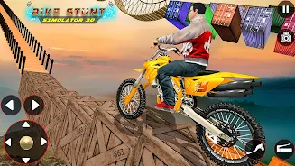 Bike Stunt 3D Simulator Games 螢幕截圖 2