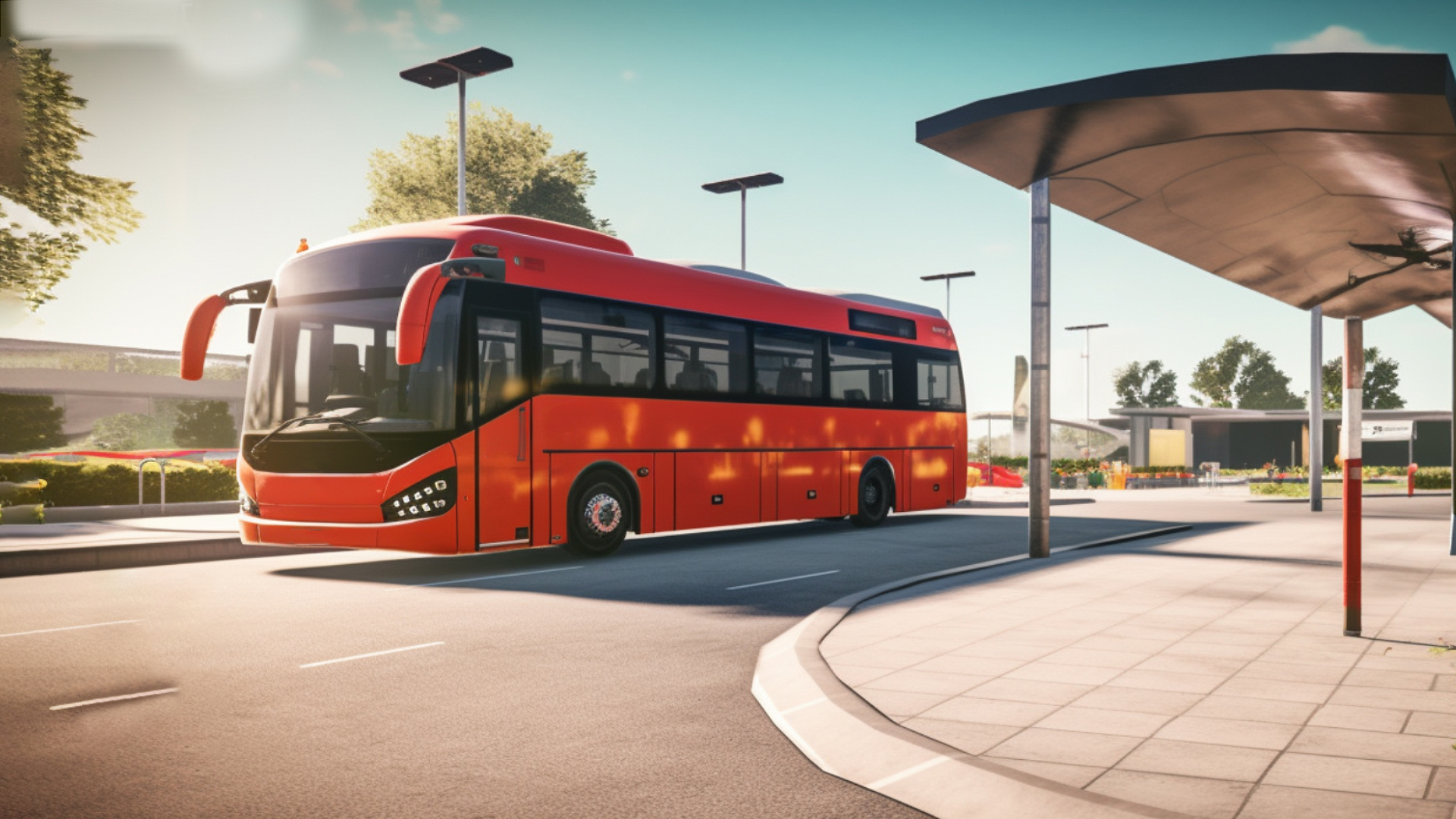 US Bus Simulator: 3D Bus Games Screenshot 1