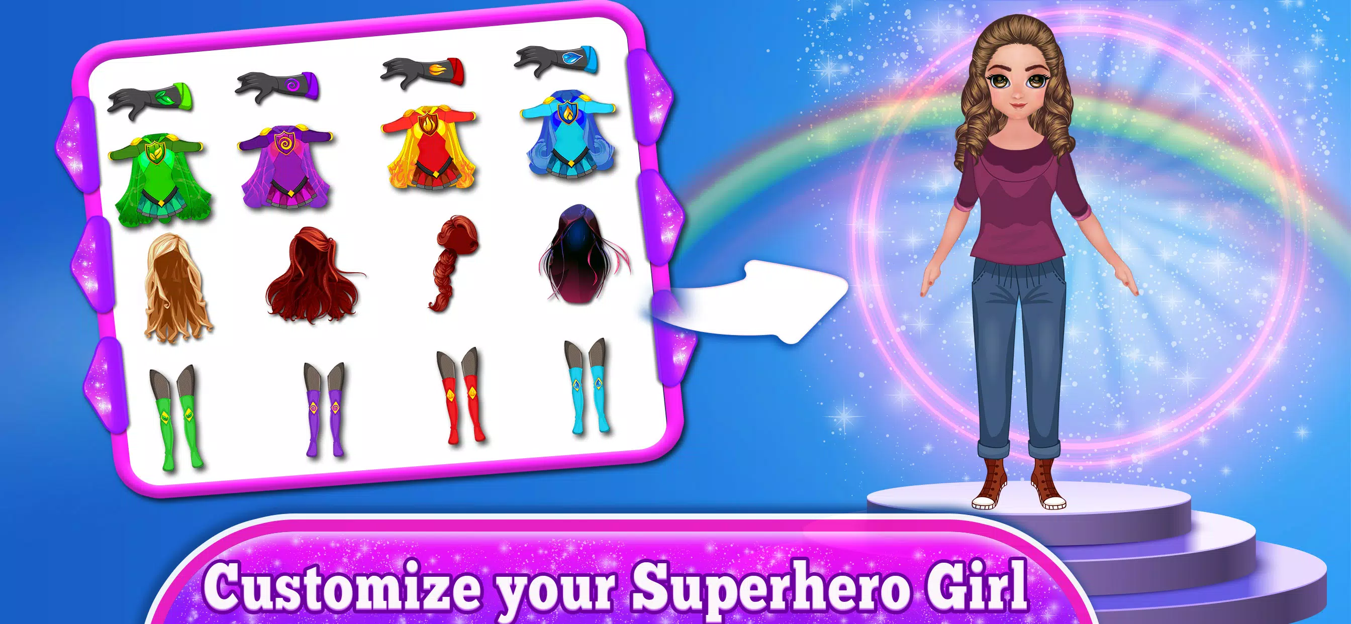 Super hero Girls: Power Games Tangkapan skrin 2