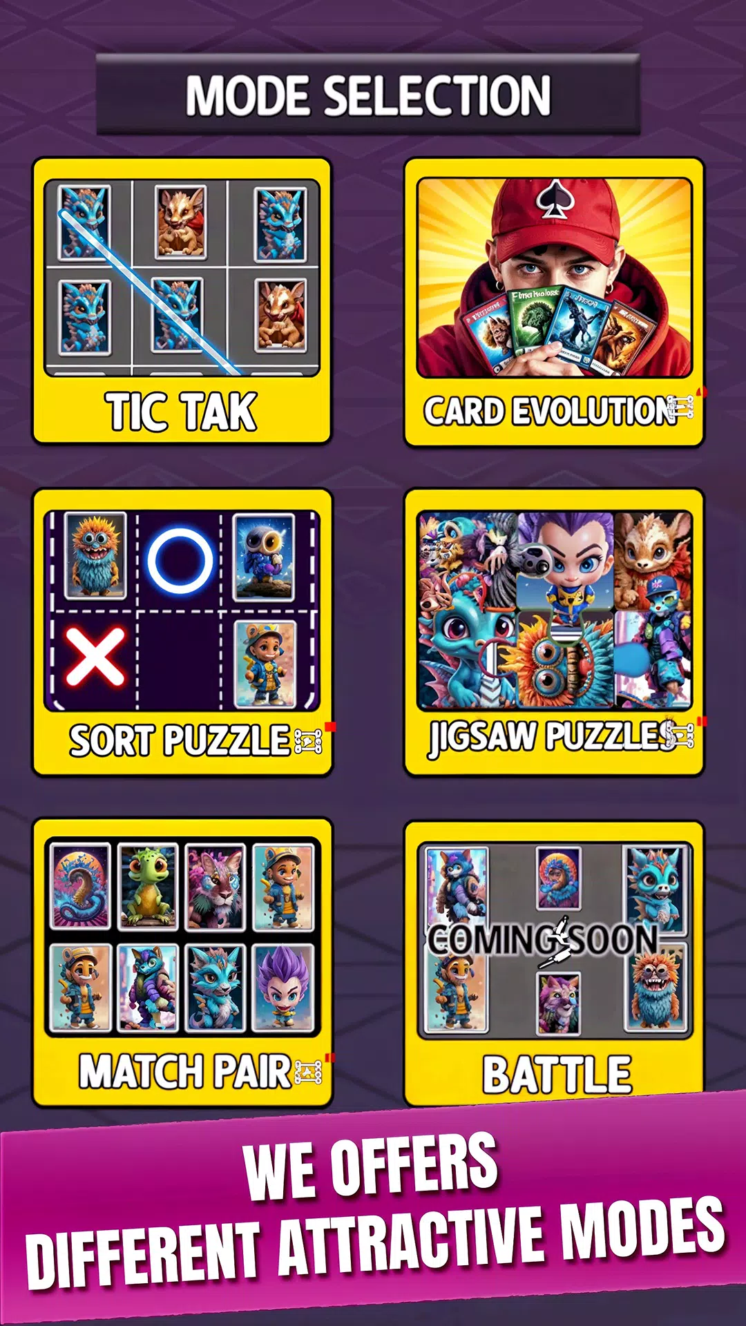 TCG Mini Card Craft Brain Game Tangkapan skrin 1