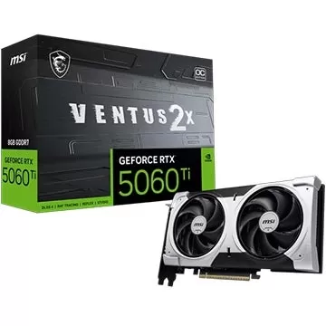 MSI GEFORCE RTX 5060 TI 8GB VENUS 2X OC加上圖形卡