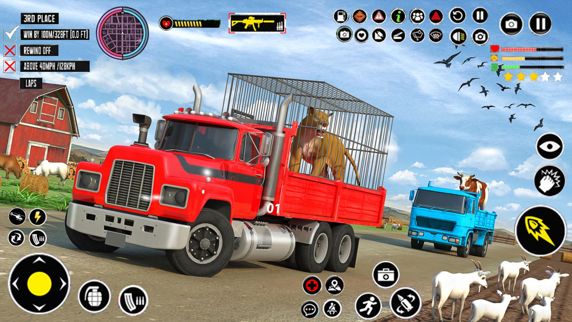 Animals Transport Truck Games স্ক্রিনশট 0