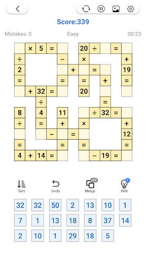 Math Number: Cross Math Puzzle Captura de tela 0