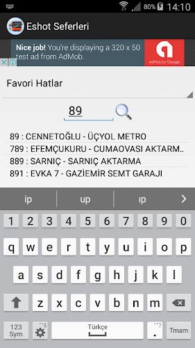 İzmir Otobüs Hareket Saatleri スクリーンショット 1