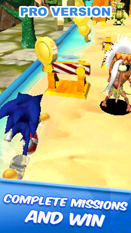 Pro Blue Hedgehog - Ultimate A Screenshot 0