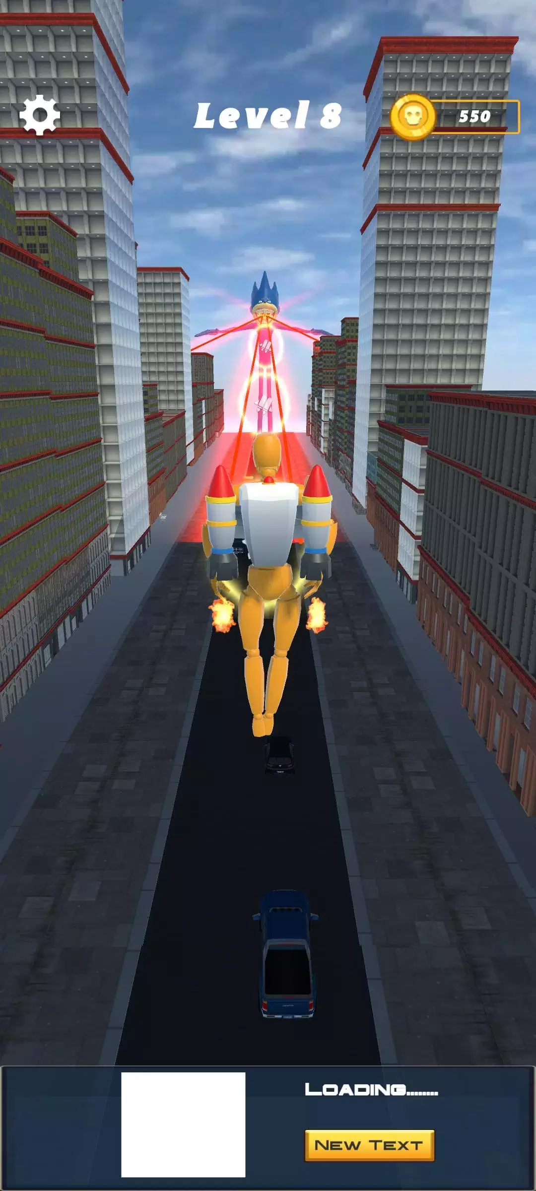 Jetpack Ragdoll: Fly Adventure Ảnh chụp màn hình 1