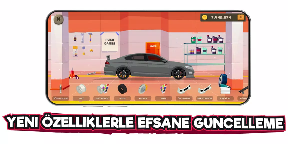 2d Car Series Tuning Game Скриншот 0