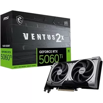 MSI GEFORCE RTX 5060 TI 16GB VENTUS 2X OC加上圖形卡